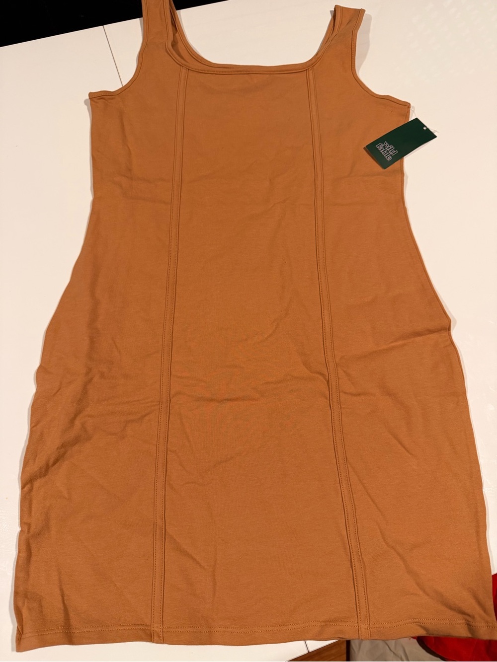 Wild fable orange bodycon dress sz l nwt